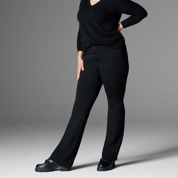 Trouser Boot Studio Luxe Ponte Mid-Rise Pant 22R NEW NWT - Picture 5 of 6